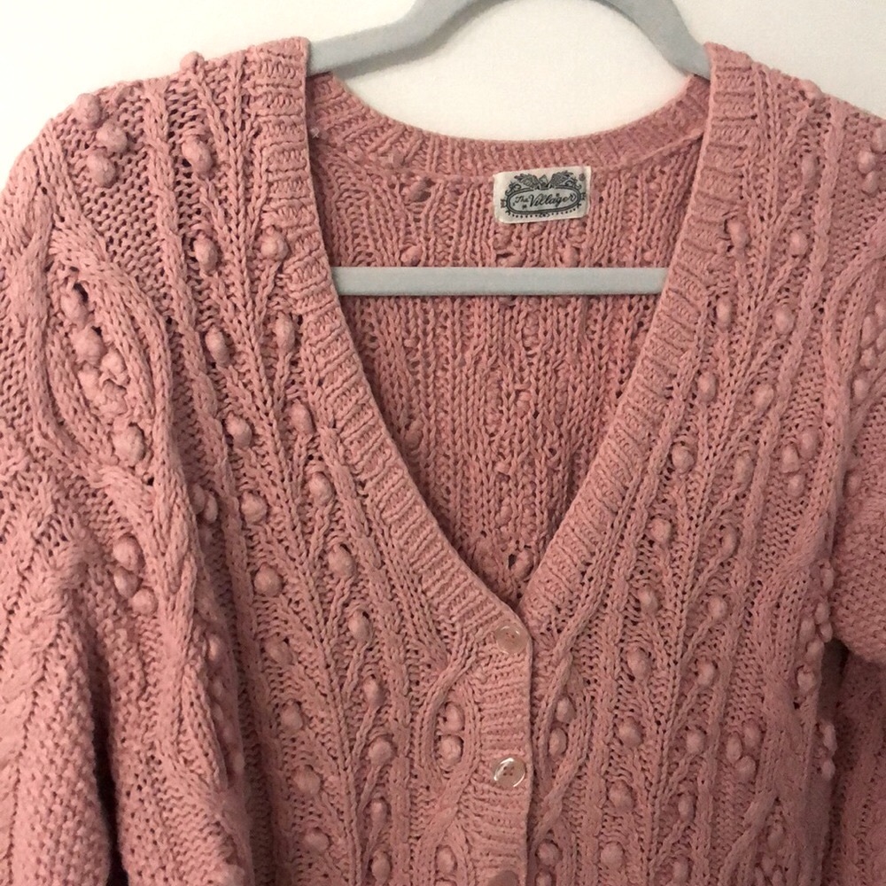 Vintage fisherman’s bobble cardigan - Picture 3 of 5